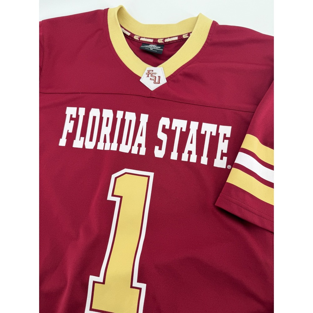 Colosseum Florida State Seminoles Jersey Mens Medium Garnet FSU Football 1